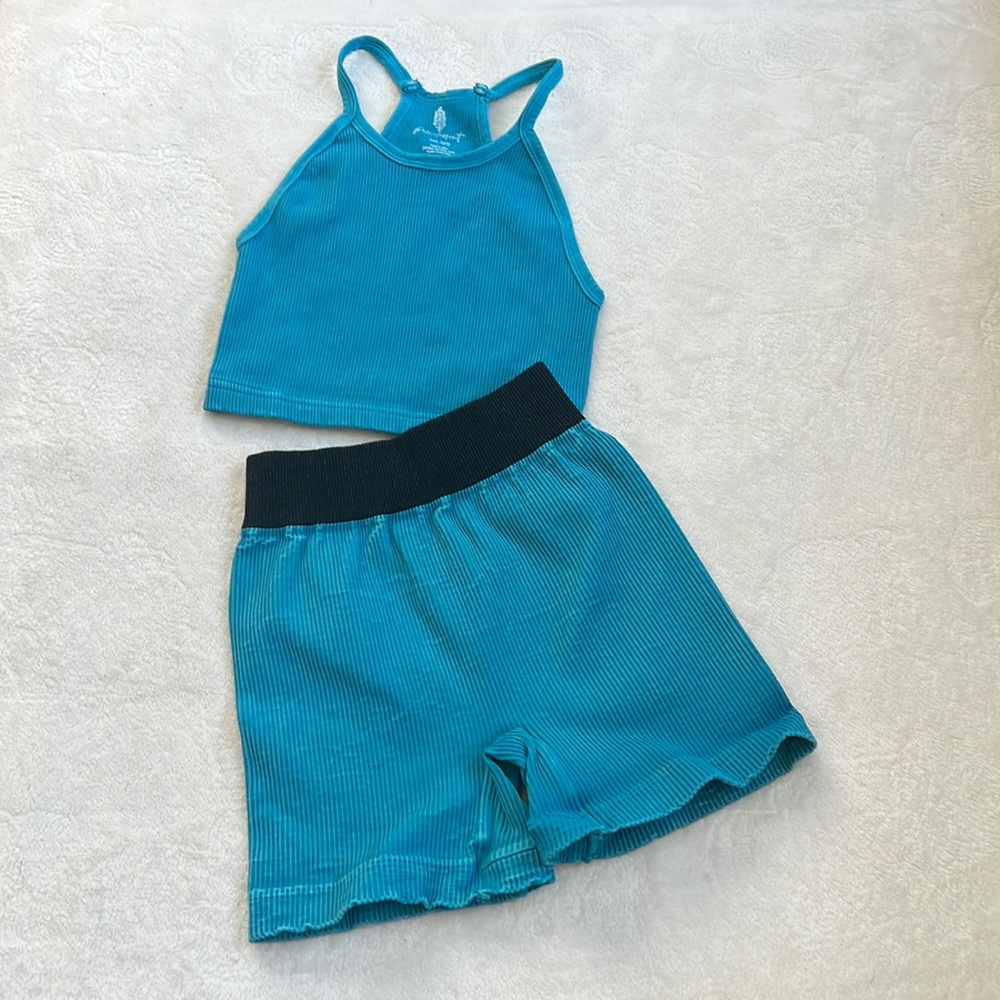 COPY - MANY COLOR SETS IN STOCK 🌺free people G/K short set or prajna happines s…